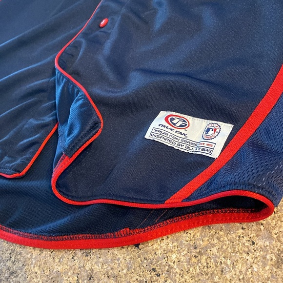 Vintage True Fan Boston Red Sox American Baseball Jersey XL Genuine Merchandise - Picture 6 of 17